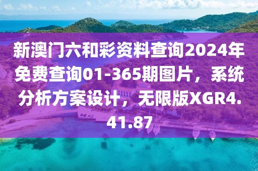 新澳门六和彩资料查询2024年免费查询01-365期图片，系统分析方案设计，无限版XGR4.41.87