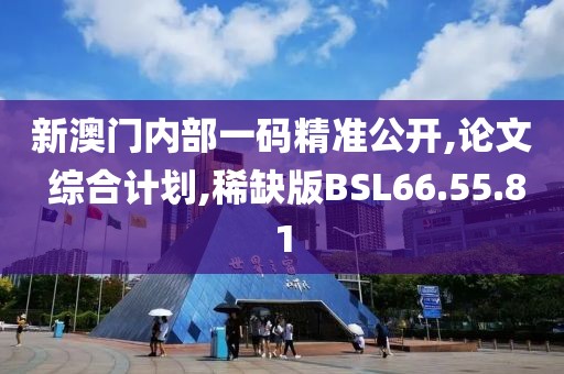 新澳门内部一码精准公开,论文 综合计划,稀缺版BSL66.55.81