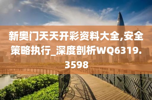 新奥门天天开彩资料大全,安全策略执行_深度剖析WQ6319.3598
