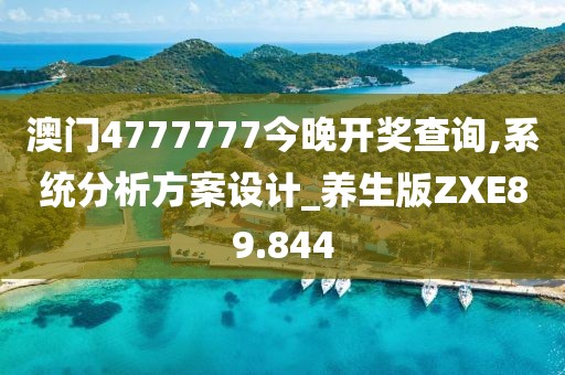 澳门4777777今晚开奖查询,系统分析方案设计_养生版ZXE89.844