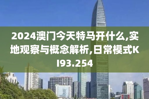 2024澳门今天特马开什么,实地观察与概念解析,日常模式KI93.254