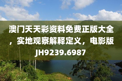 澳门天天彩资料免费正版大全，实地观察解释定义，电影版JH9239.6987