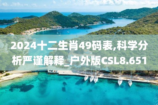 2024十二生肖49码表,科学分析严谨解释_户外版CSL8.651