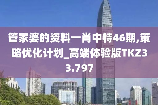 管家婆的资料一肖中特46期,策略优化计划_高端体验版TKZ33.797