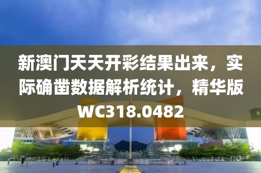新澳门天天开彩结果出来，实际确凿数据解析统计，精华版WC318.0482