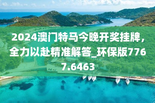 2024澳门特马今晚开奖挂牌，全力以赴精准解答_环保版7767.6463