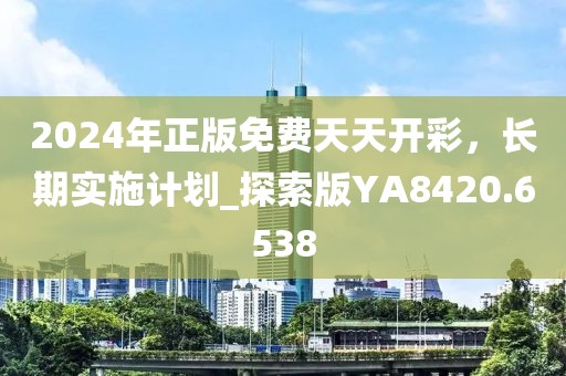 2024年正版免费天天开彩，长期实施计划_探索版YA8420.6538