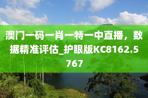 澳门一码一肖一特一中直播，数据精准评估_护眼版KC8162.5767
