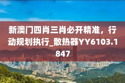 新澳门四肖三肖必开精准，行动规划执行_散热器YY6103.1847