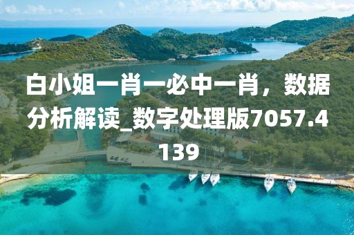 白小姐一肖一必中一肖，数据分析解读_数字处理版7057.4139