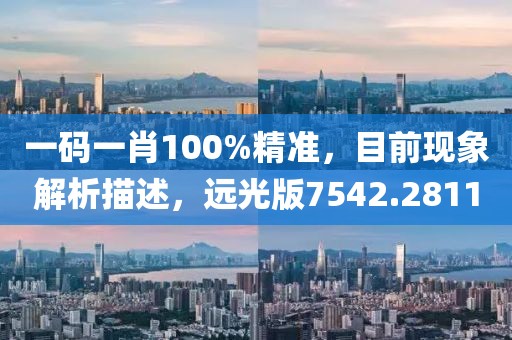 一码一肖100%精准，目前现象解析描述，远光版7542.2811