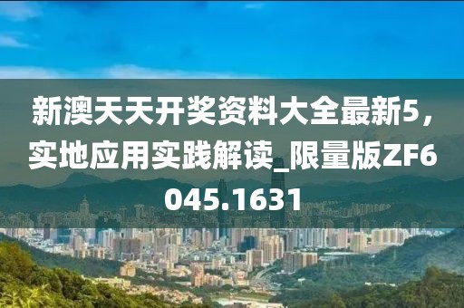 新澳天天开奖资料大全最新5，实地应用实践解读_限量版ZF6045.1631