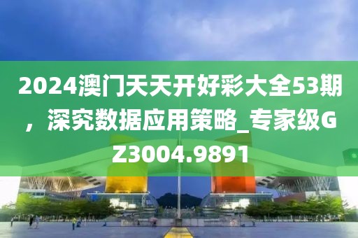 2024澳门天天开好彩大全53期，深究数据应用策略_专家级GZ3004.9891