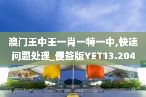 澳门王中王一肖一特一中,快速问题处理_便签版YET13.204