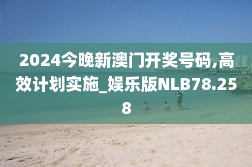 2024今晚新澳门开奖号码,高效计划实施_娱乐版NLB78.258